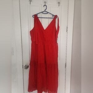 Black tape, zise 2X, red, embroidered